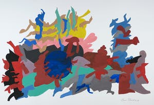 Henri Plaat - Gouache op papier, Zonder titel (Groot) kopen? Bied vanaf 1!