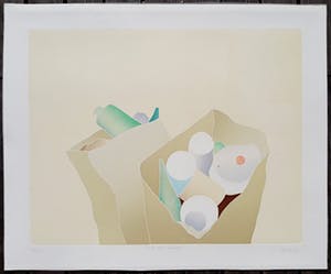 Thom de Jong - Food for Thought, aquatint ets kopen? Bied vanaf 40!