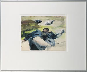 Robert Suermondt - Gouache, Zonder titel - Ingelijst kopen? Bied vanaf 40!