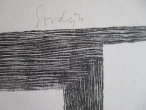 Henk van der Haar - litho "gordijn" voor De Luis kopen? Bied vanaf 40!