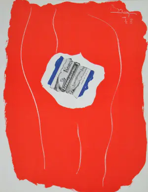 Robert Motherwell - Tricolor - 1973 - Originele lithografie - Mourlot - Gesigneerd kaufen? Bieten Sie von 120!