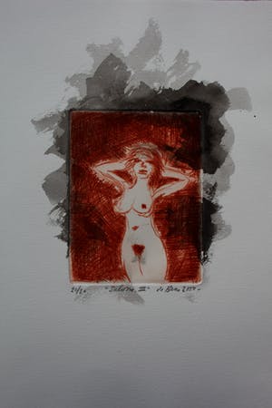 Jan de Beus - handgekleurde ets : Salome III - 2000 kopen? Bied vanaf 55!