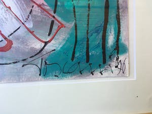 Bep Toscani - abstract bird kopen? Bied vanaf 30!