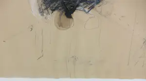 Tjibbe Hooghiemstra - Uniek werk op papier / Krijttekening, Zonder titel - Ingelijst kopen? Bied vanaf 450!