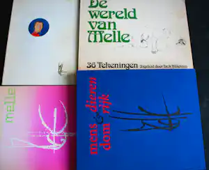 Melle Oldeboerrigter - hardcover, genummerd 376/500 en 3 andere boekwerken verkauft für € 45!
