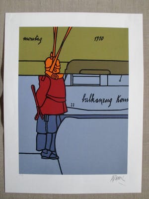 Valerio Adami - Zeefdruk kopen? Bied vanaf 55!