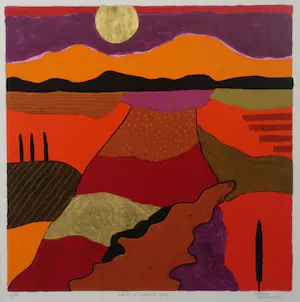 Ronald Boonacker - Ronald Boonacker: Zeefdruk, Lago di Garda, Italy II - Ingelijst kopen? Bied vanaf 50!