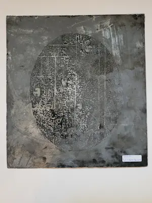 Theo Beerendonk - Originele etsplaat met cubistische vrouw - jaren '60 kopen? Bied vanaf 150!