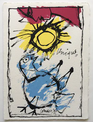 Corneille - Unique - zeefdruk - 1997. kopen? Bied vanaf 50!