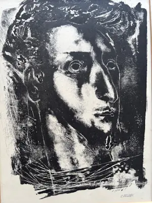 AcheterJan van Helden - mansportret (tentoonstelling in Museum Valkenburg)? Enchérissez de 25!