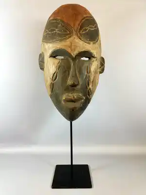 Igbo - African mask from the Igbo - Nigeria. verkocht voor € 45!