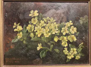 Ad Blok van der Velden - Gele duinbloempjes Texel kopen? Bied vanaf 250!