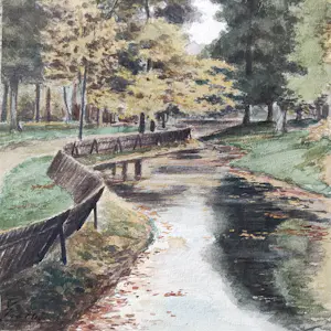 Johannes van der Heijden - Hertenkamp in de Haarlemmer Hout kopen? Bied vanaf 30!