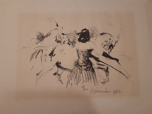 Jan Groenestein - Litho geblinddoekte vrouw 16/20 kopen? Bied vanaf 70!