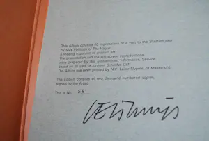 Max Velthuijs - 4 zeefdrukken Staatsmijnen, gesigneerd op een apart blad, plus map kopen? Bied vanaf 65!