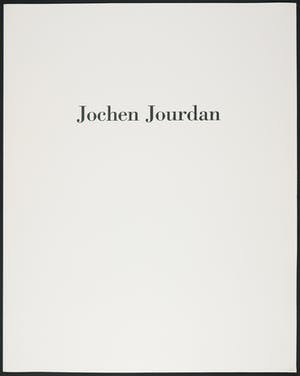 Jochem Jourdan - Dokument Halle Kassel, 1995 kopen? Bied vanaf 50!