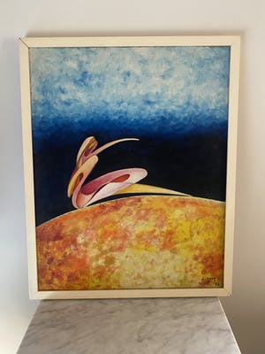 Jan van Hest - Dansant abstract vrouwen figuur. kopen? Bied vanaf 50!
