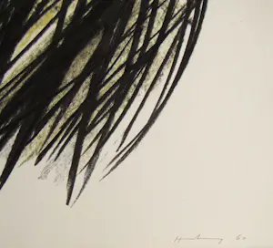 Hans Hartung - Pastel P.- 1969-166 - Lithografie - 1961 - Gesigneerd en gedateerd kopen? Bied vanaf 140!
