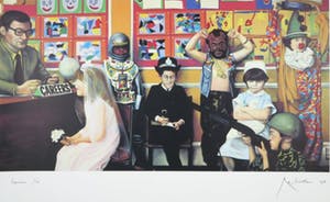 Rob Scholte - Carrière (groot formaat zeefdruk, fraai gelijst) kopen? Bied vanaf 200!