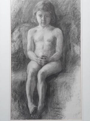 Niet of onleesbaar gesigneerd - P de Klercq (1877) in verso. kopen? Bied vanaf 1!