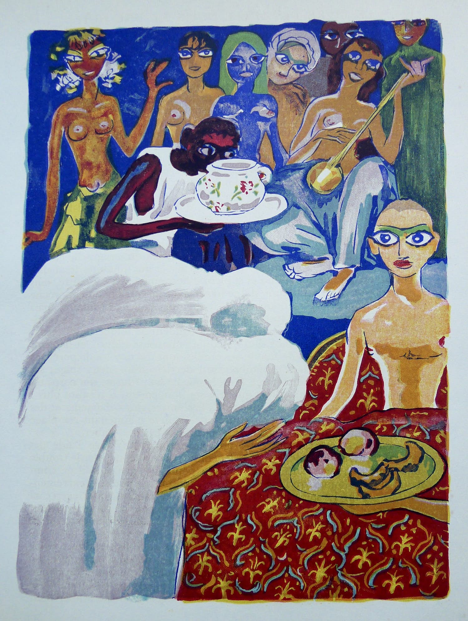 Kees van Dongen - Gravure 1001 nacht: 'Le réveil d'aboul-hassan ressuscités' verkocht voor € 10!