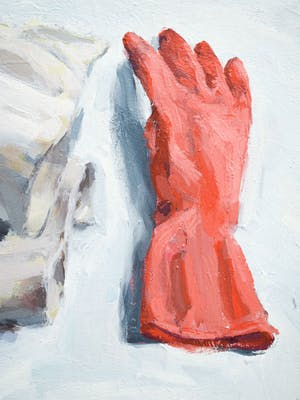 Bernard van der Wielen - Witte doek en gummihandschoenen kopen? Bied vanaf 50!