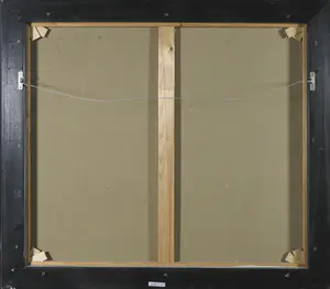 Dirk Beintema - Olieverf op board, Fries landschap - Ingelijst kopen? Bied vanaf 350!