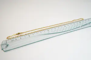 25 - elegant 18 krt geel-gouden collier - gourmette schakel -zo goed als nieuw. kopen? Bied vanaf 370!