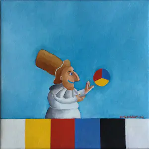 Dirk Bakker - set van 2 olieverfschilderijen - in baklijst kopen? Bied vanaf 79!