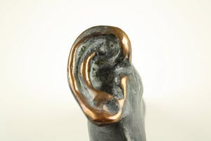 Les Deux Garçons - Bronzen beeld - 'Oorvoet' kopen? Bied vanaf 450!