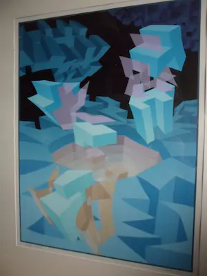 Hans Klaui - Geometrisch abstracte , zeefdruk kopen? Bied vanaf 40!