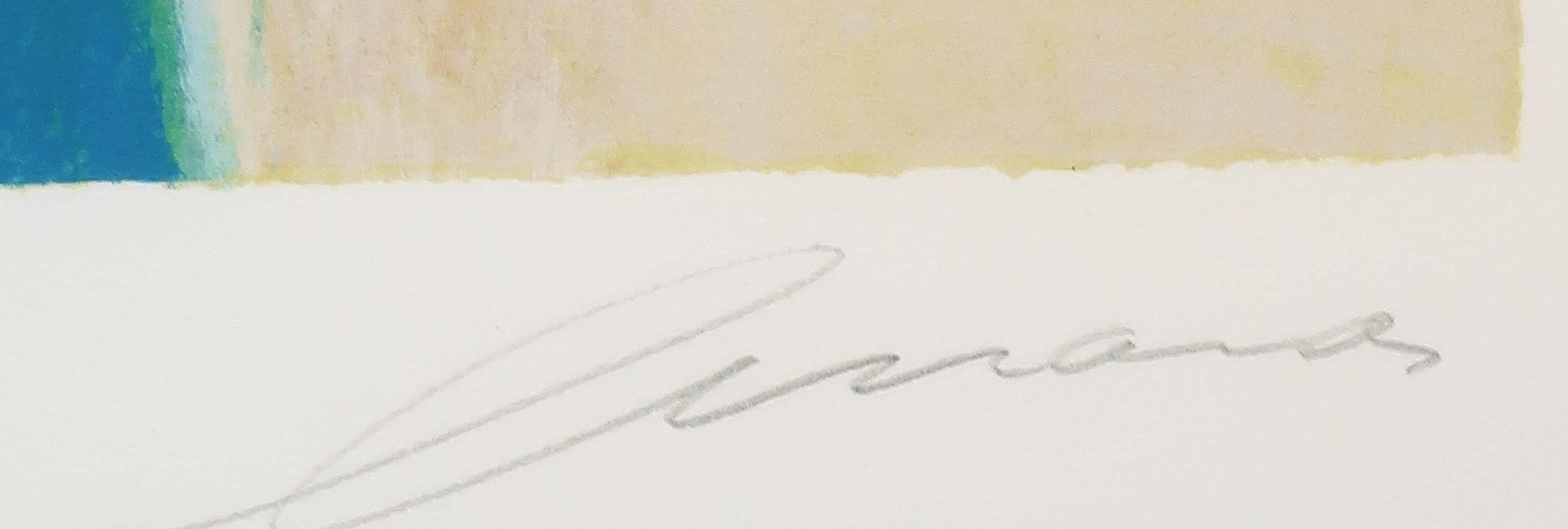 Eugene Brands - Zeefdruk, Blauwe vaas - Ingelijst kopen? Bied vanaf 250!