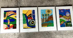 Clemens Briels - 4 Zeefdrukken Clemens Briels - de 4 jaargetijden in Limburg -complete serie. kopen? Bied vanaf 150!