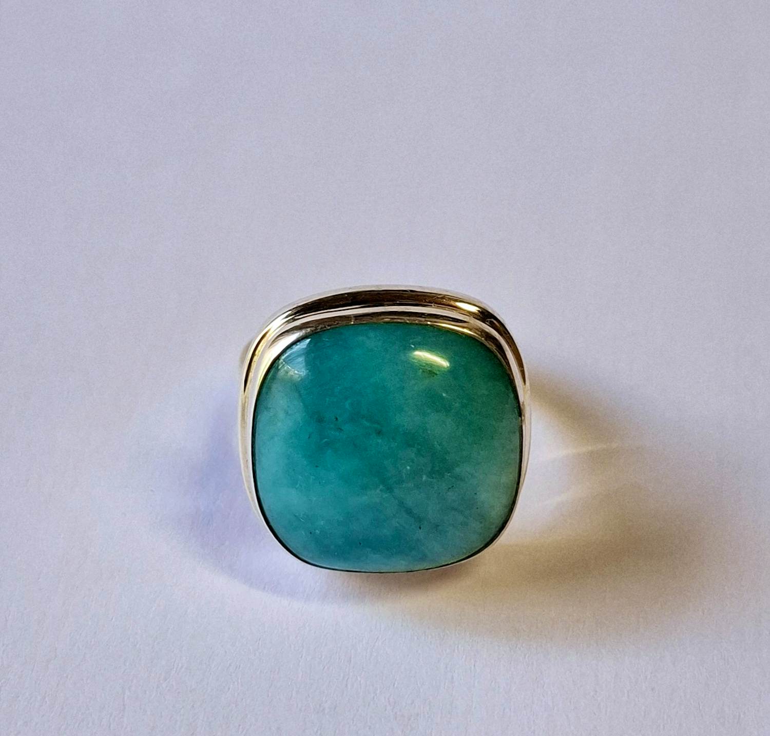 Nieuw Vintage handgemaakte sterlingzilveren turkooizen ring, verkocht voor € 45!