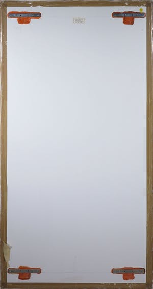 Paul Overhaus - Houtsnede op Japans papier, Gans in vlucht - Ingelijst (Zeer groot en zwaar) kopen? Bied vanaf 1!