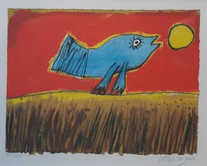 Corneille - " Zonder titel " Zeefdruk uit 2002. kopen? Bied vanaf 210!