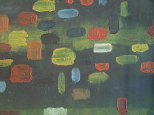 Niet of onleesbaar gesigneerd - Olieverf op papier , “Abstract” - ingelijst – ca 1960 kopen? Bied vanaf 10!