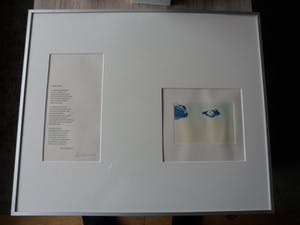 Nono Reinhold - 5 kleuren ets -1983 + gesigneerd gedicht Bert Schierbeek kopen? Bied vanaf 60!