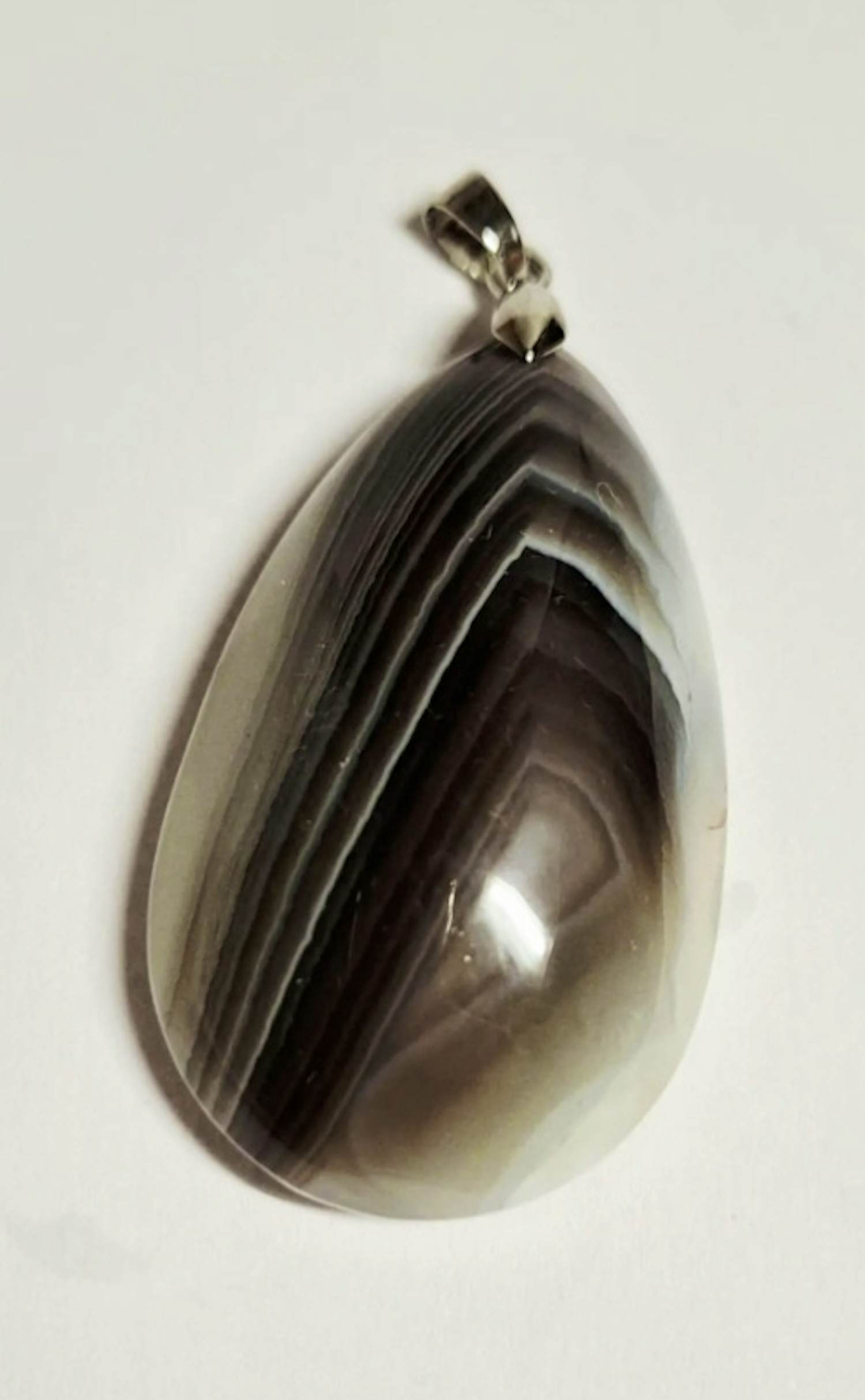 Zilveren hanger met Botswana Agaat kopen? Bied vanaf 40!