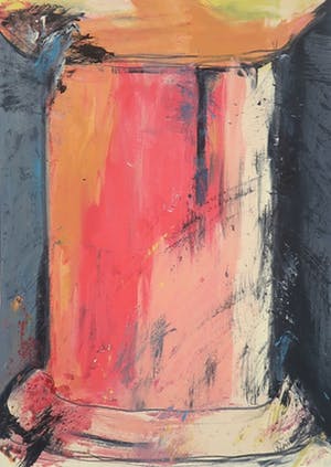 Jet Rotmans - Gemengde techniek op papier, Zonder titel - Ingelijst kopen? Bied vanaf 60!