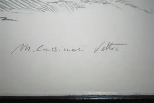 Marcello Cassinari Vettor - Cavallo - steigerend paard - grote litho, oplage 53/150 kopen? Bied vanaf 60!