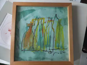 Leo de Jong - stilleven met flessen kopen? Bied vanaf 50!