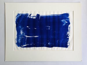 Bram Bogart - Blauwe litho z.t. kopen? Bied vanaf 393!