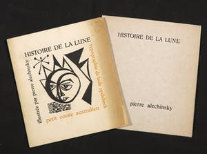 Pierre Alechinsky - en Lode Opdebeek - Litho en typografie, Zeldzame uitgave van Histoire de La Lune kopen? Bied vanaf 1!