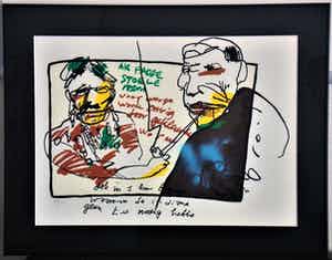 Herman Brood - Paddo's (zeer stijlvol ingelijst) verkocht voor € 455!