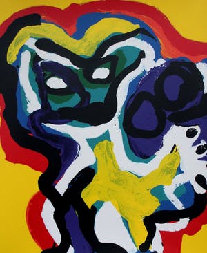 Karel Appel - Kleurenzeefdruk: Seven summer days - handgesigneerd uit 1977 kopen? Bied vanaf 1150!