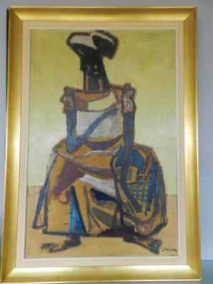 Floris Jespers - Congolese Vrouw-Femme Congolaise verkocht voor € 2600!