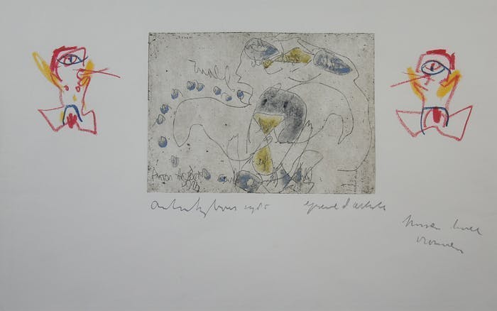 Anton Heyboer - Lot a Twee Werken - Gesigneerd - Identiek ingelijst !!! kopen? Bied vanaf 475!
