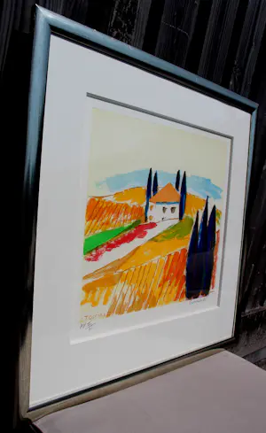Jan Cremer - Ingelijste ets/aquatint: Toscana IV - 1998 kopen? Bied vanaf 399!