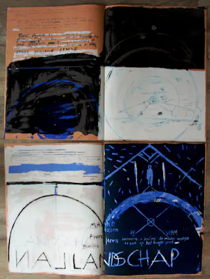 Jan de Bie - 6 zeefdrukken in houten map: Dooibroek - en duiven(hok) registraties kopen? Bied vanaf 299!